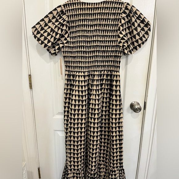 CLEOBELLA NEW Sollie dress  Ruffle Maxi Dress black triangle large - Picture 3 of 8